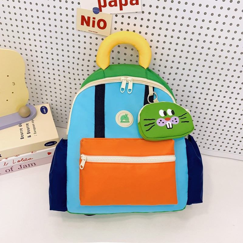Trendy kindergarten backpacks of large, medium and small sizes, high appearance level, lightweight schoolbags, boys' travel, cute children's shoulders details Picture