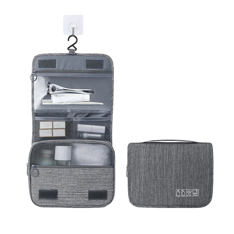 Cationic travel hook toiletries bag, high appearance level, waterproof dry and wet separation for business trips and travels, makeup bag and storage bag Item Picture
