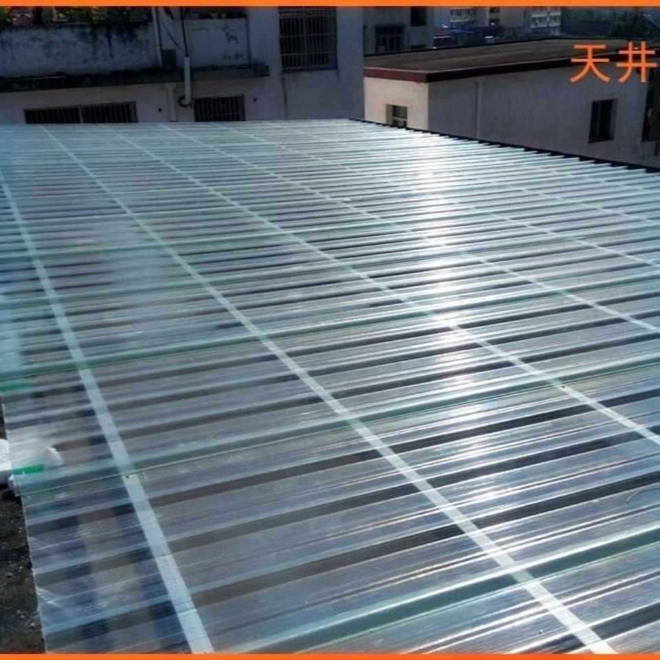Transparent tiles, plastic roofs, resin asbestos corrugated boards, color steel tiles, frp fiber thickened canopies, bright tiles, light-transmitting tiles Item Picture