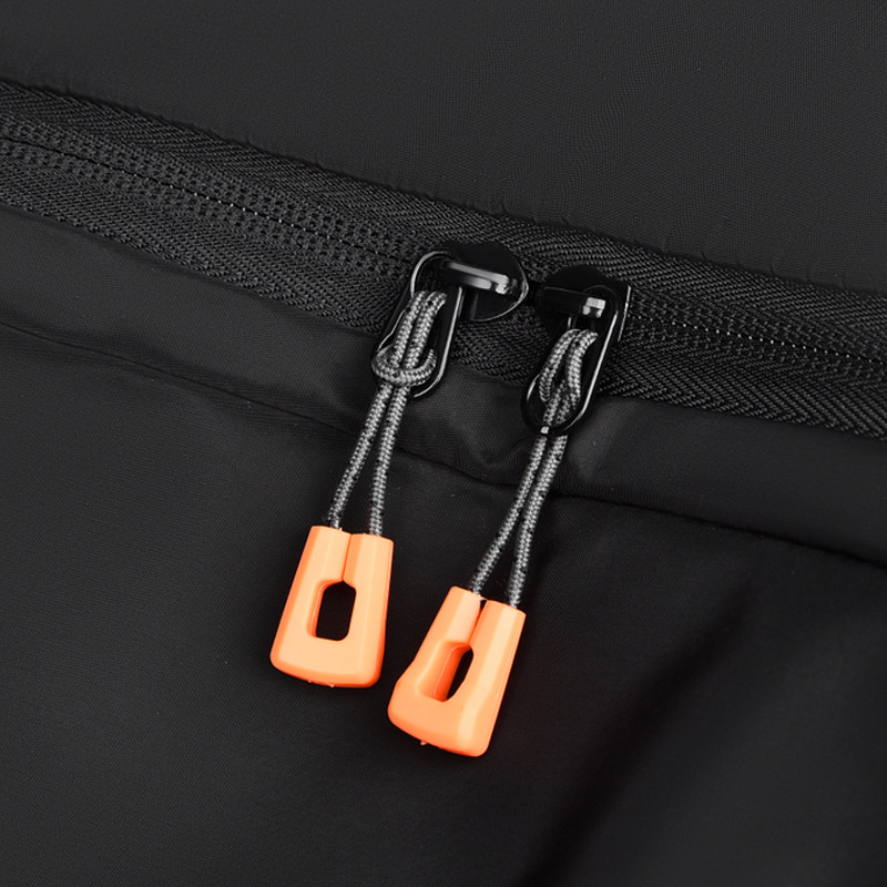 Simple, lightweight, fashionable and multi-functional backpack for men, large-capacity backpack, computer bag, water-resistant and USB charging details Picture