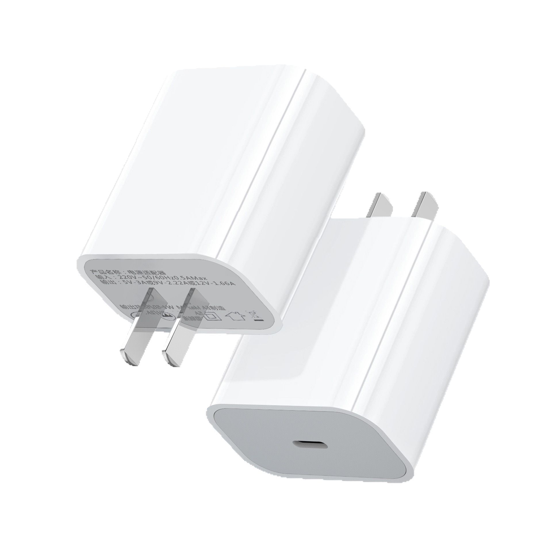 Fast charging charger set for European and American standards, suitable for Apple PD20W and 65W gallium nitride charging heads, fast charging data cable Item Picture