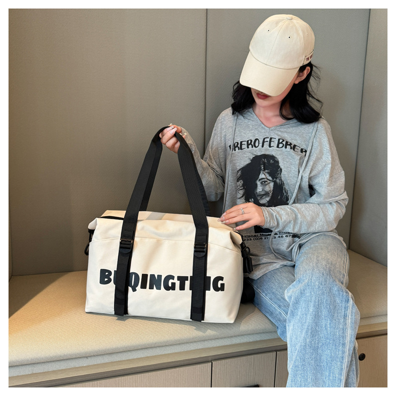 Hand-held travel bag, short-distance luggage bag, lightweight business trip travel bag, casual fitness bag, large-capacity single-shoulder crossbody bag full figure