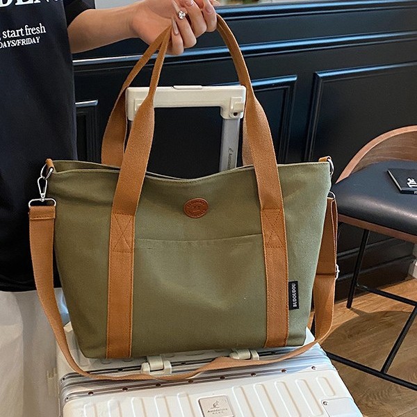 Women's handbag, single-shoulder bag 2025, niche college student casual handbag, large capacity tote bag for commuting Specification drawing