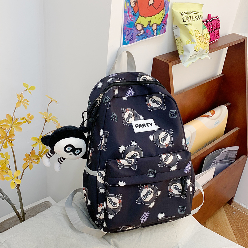 New cross-border backpack for girls, primary and secondary school students, campus cartoon, cute, large-capacity casual, ultra-light backpack Specification drawing