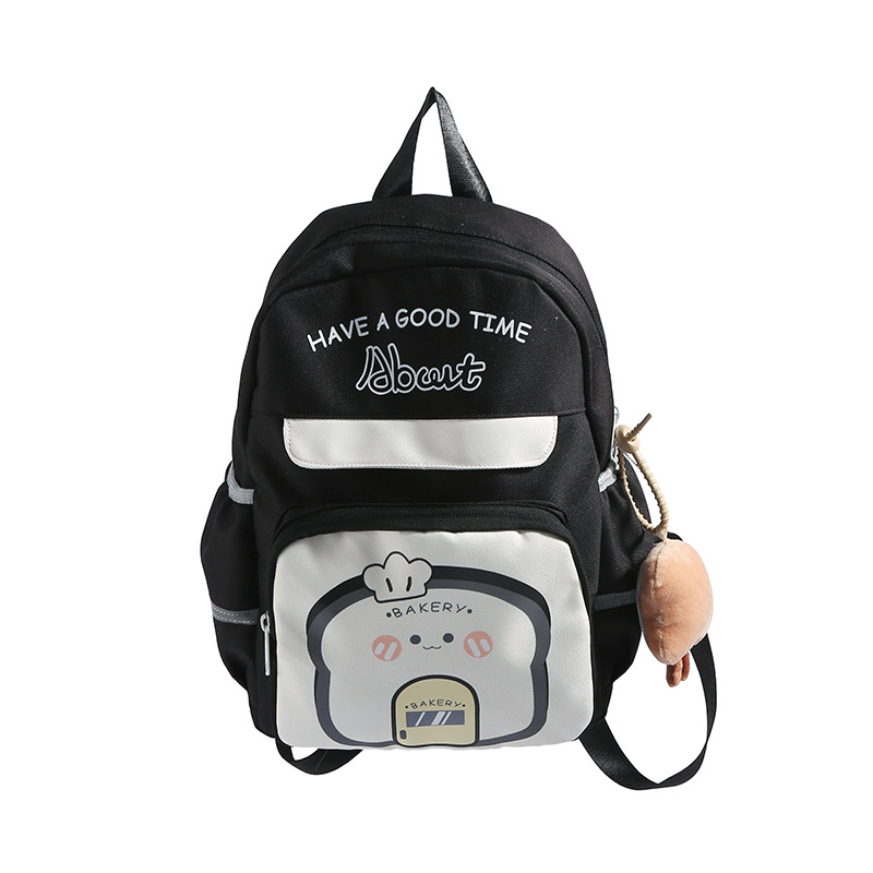 A new high-appearation-level schoolbag for primary school girls, a study bag for girls, a backpack for reducing the burden on girls, and a casual and lightweight children's backpack Item Picture