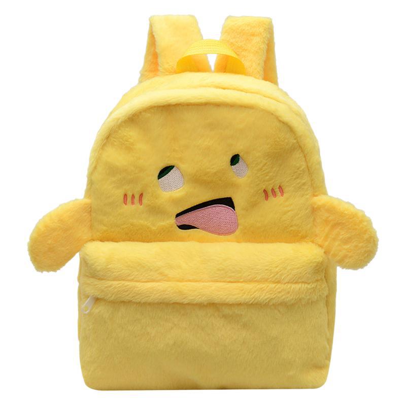 New super cute Japanese-style funny abstract milk dragon plush backpack for students, lightweight, comfortable and large-capacity backpack Item Picture