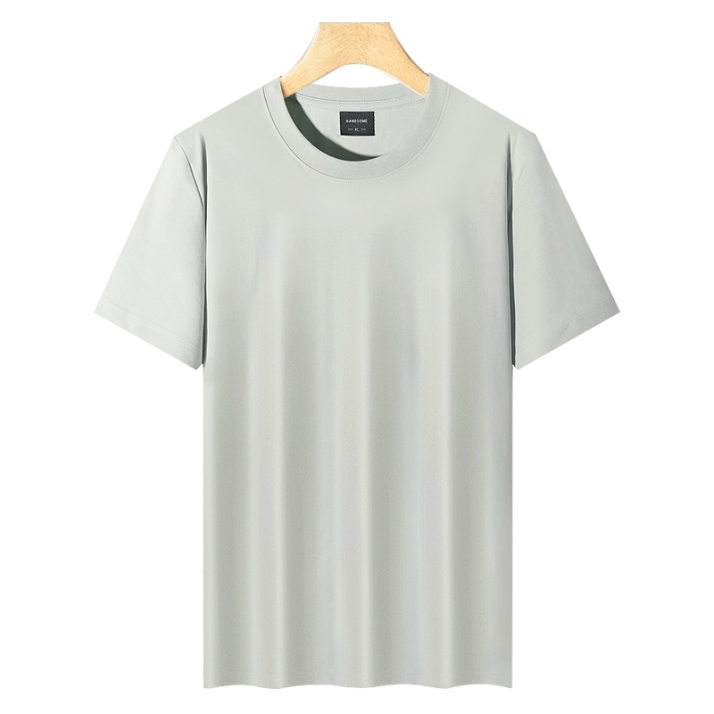 Cross-border 210/㎡ 50-count double-yarn Rowan Roman cotton men's and women's same style short-sleeved T-shirt advertising shirt Men's casual wear cultural shirt advertising shirt T-shirt style novel, comfortable and breathable short-sleeved detail image 12