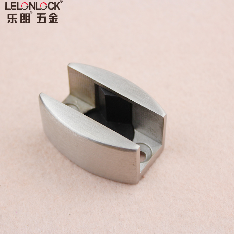 Factory wholesale glass sliding door accessories, 8-12mm adjustable one-piece door swing stop for sliding doors details Picture