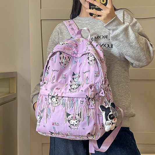 High-appearance-level schoolbag, cute cartoon backpack for female primary school students, large-capacity lightweight backpack in Japanese style for junior high school students on Instagram full figure