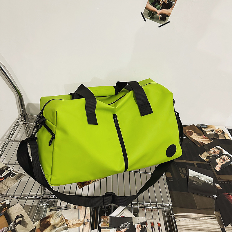 Multi-functional independent shoe compartment travel bag, trendy and fashionable outdoor sports storage bag for men and women, dry and wet separated luggage bag Specification drawing