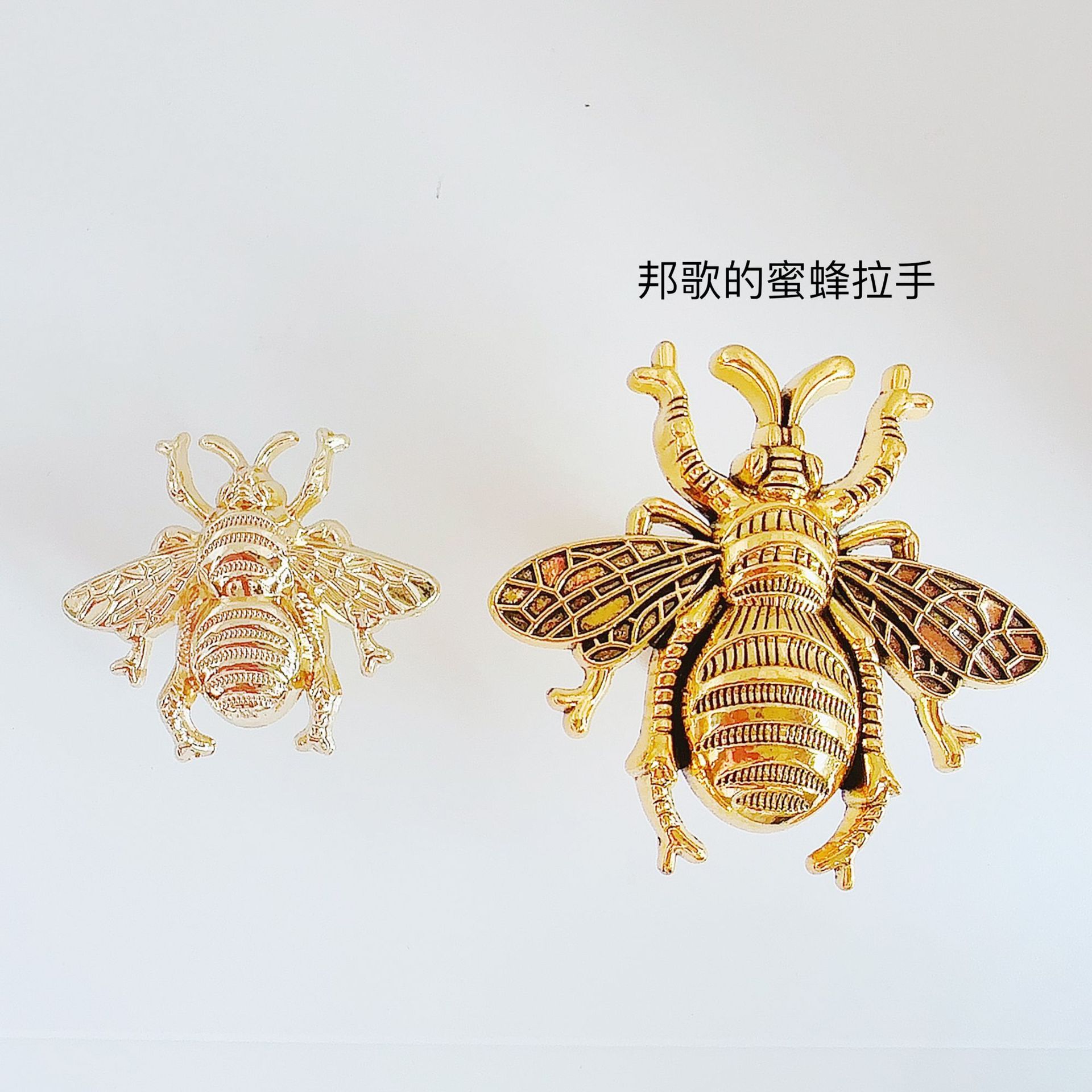 Patent bee knob Metal handle Bee Knob Bedside Table wardrobe drawer handle in stock handle Application Scenario