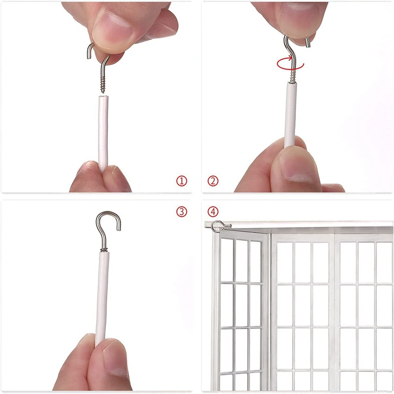 Cross-border 6/10/15-meter plastic-coated spring rope sleeve, white high-strength pull rope, sheep eye ring metal buckle curtain accessories Item Picture