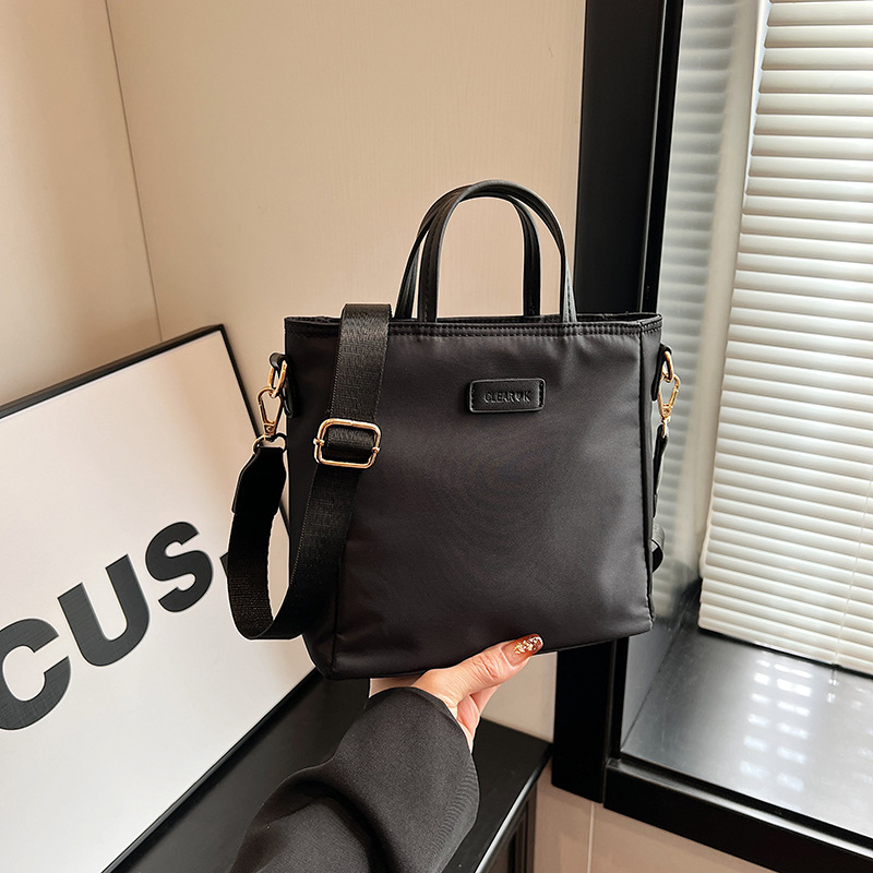 Women's bag 2024 new style handbag, nylon bag, shoulder bag, large capacity crossbody bag, ladies' bag, crossbody bag, small square bag Specification drawing