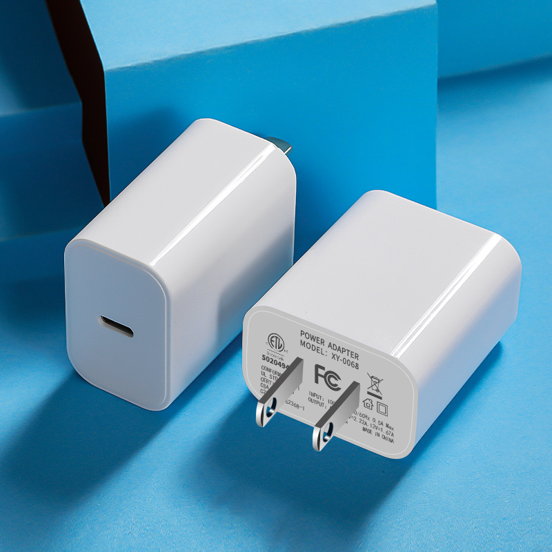 The US ETL certified PD20W fast charging is compatible with the C port of the iPhone 15 charger 9V2.22A mobile phone charger Specification drawing