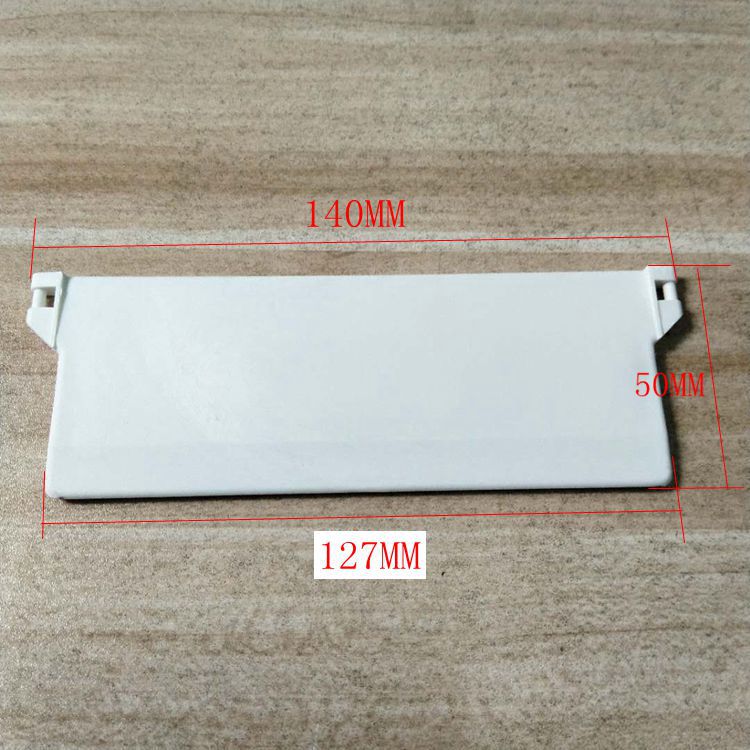 Cross-border supply of 127MM base plate, 127MM rubber plate vertical Venetian blind accessories for foreign trade Specification drawing
