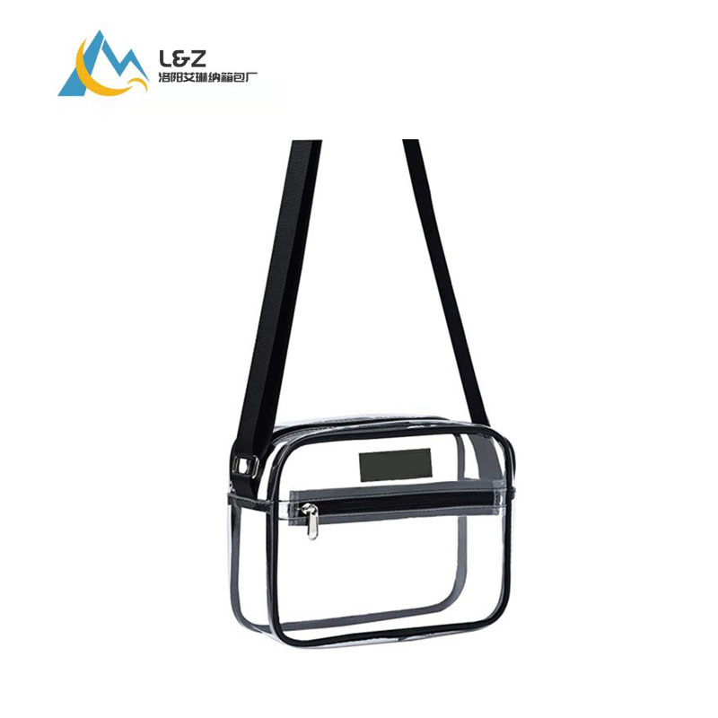 Amazon Cross-border Hot promotion: Transparent crossbody bag, cosmetic storage box, portable travel wallet bag for going out full figure