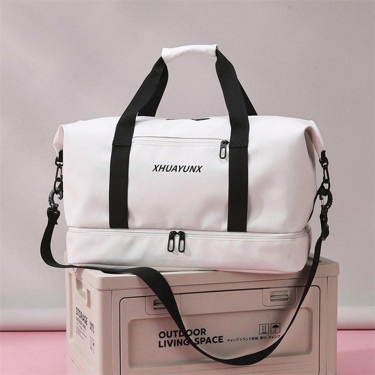Large-capacity maternity storage bag, independent shoe compartment, yoga bag, fitness bag, travel dry and wet separation luggage bag full figure