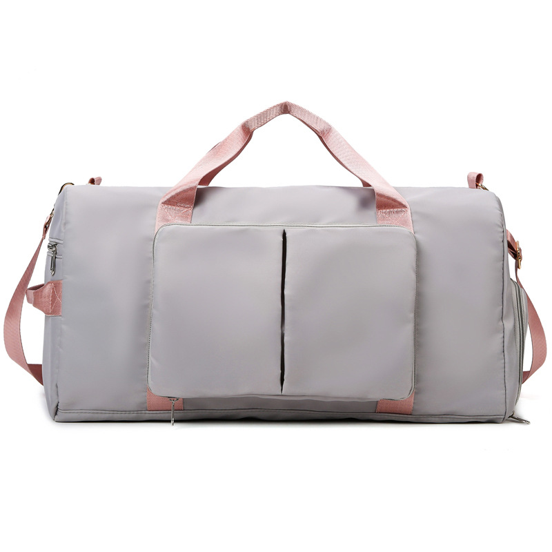 Fitness bag, independent shoe compartment, large-capacity travel bag, dry and wet separation, lightweight maternity bag, student storage luggage bag Item Picture