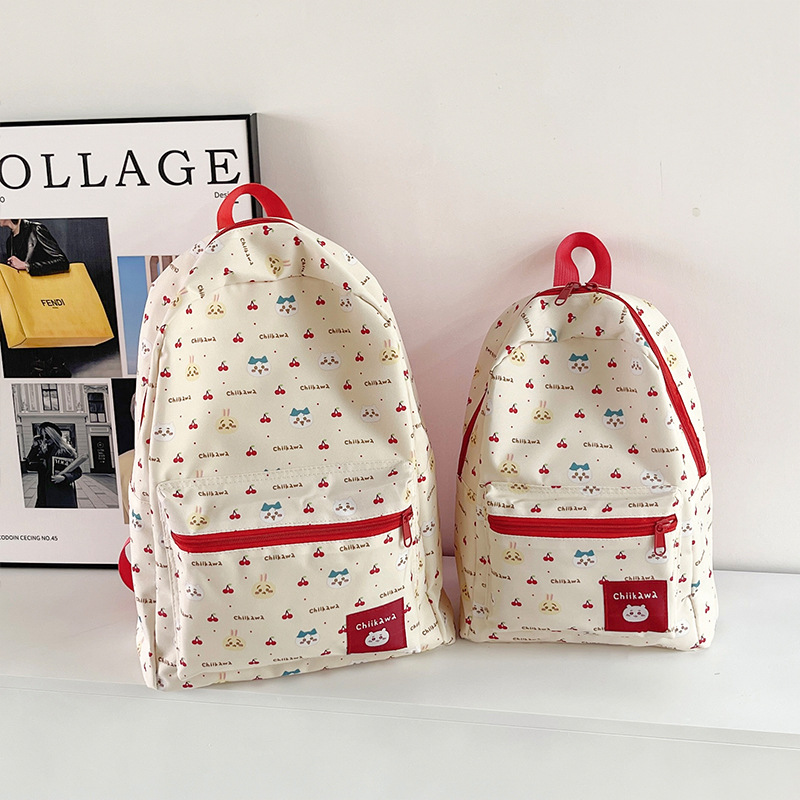 Ultra-light and thin schoolbag, a cute new Japanese-style backpack for primary and secondary school students, a casual travel backpack with large capacity details Picture