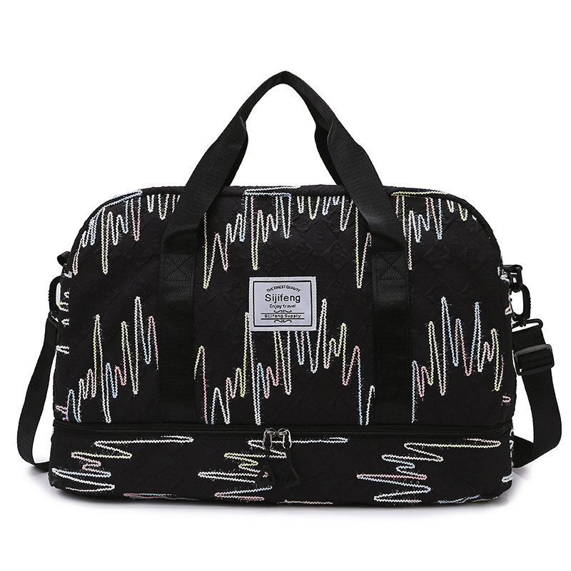 The new luggage bag has a large capacity and can be used to cover the handle of a suitcase, a handbag for short trips, and a lightweight storage bag for women Item Picture