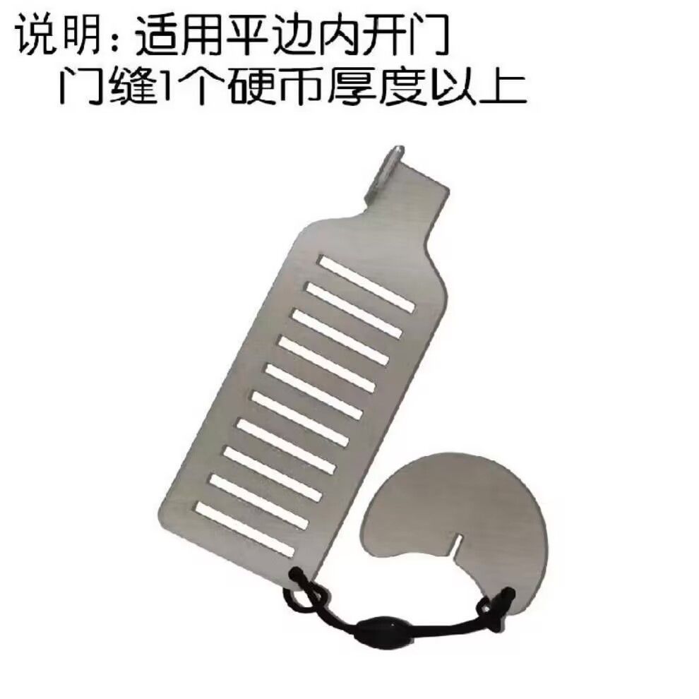 Anti-door lock for women living alone, a magic tool for locking doors from the inside. Creative door stoppers for travel and hotel stays Application Scenario