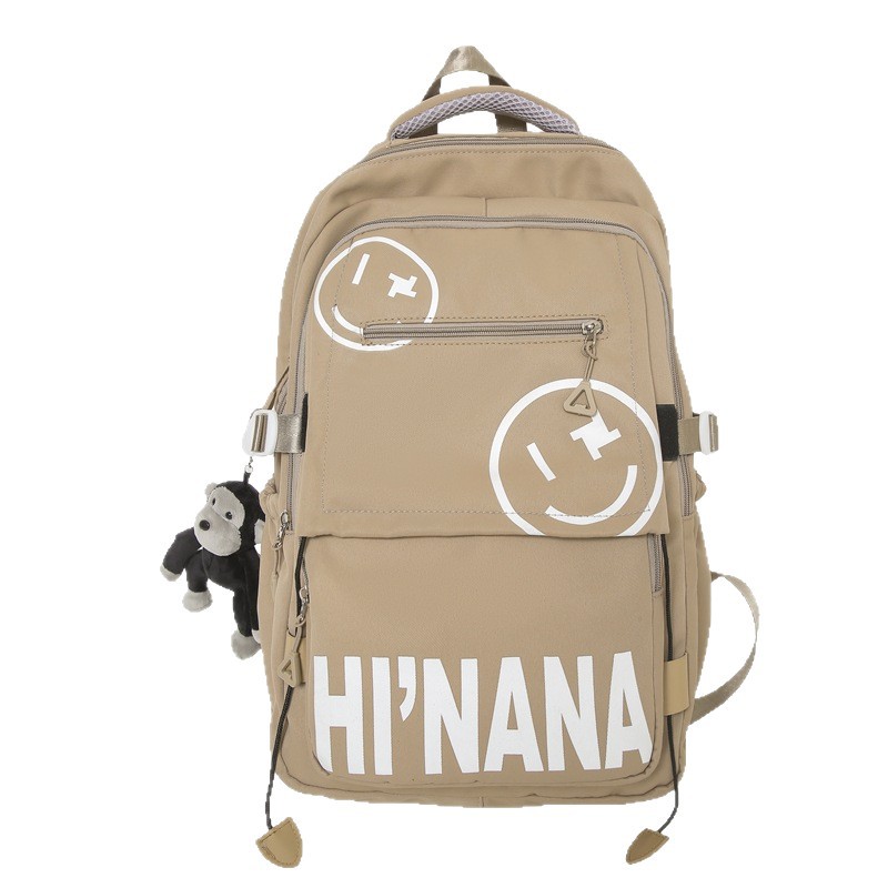 Junior high school schoolbags, Japanese-style college students, high school students' niche large-capacity backpacks, retro computer backpacks, American-style travel backpacks Item Picture