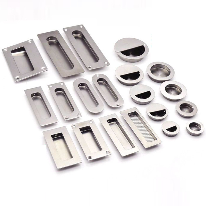 304 stainless steel concealed handle, built-in wardrobe, concealed handle, invisible sliding door, exposed handle Item Picture