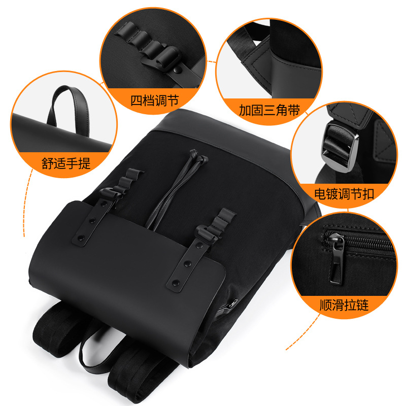 Cross-border men's simple large-capacity travel backpack, casual school bag for junior and senior high school students, computer bag, business backpack Application Scenario