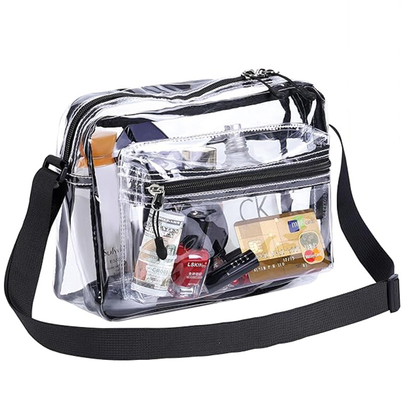 New PVC waist bag, adjustable crossbody bag, sports waist bag, Korean version women's bag, water-resistant storage chest bag, mobile phone full figure