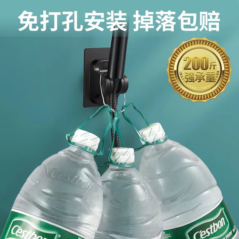 Non-drilling showerhead stand, fixed base for flower drying and bath head, adjustable base for handheld use details Picture