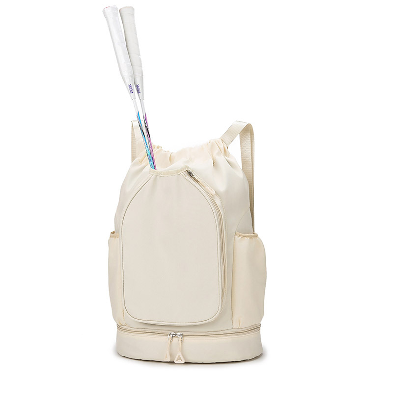 Outdoor sports badminton racket backpack, light and simple, dry and wet separation travel backpack, men's and women's swimming and fitness bag Item Picture