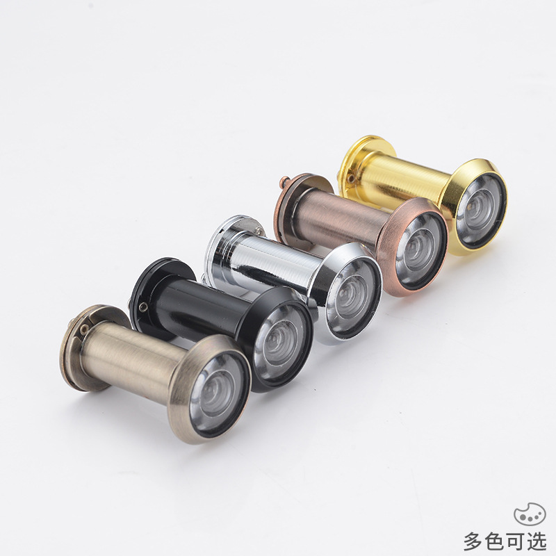 Anti-theft door cat's eye 200-degree wide-angle high-definition glass lens anti-picking and anti-twisting hotel door high-definition sheep's eye Specification drawing