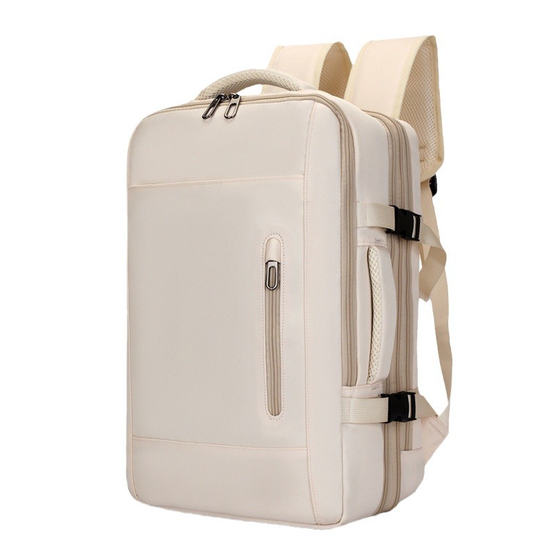 Travel backpack for women, multi-functional, lightweight and waterproof luggage, can be equipped with a pull handle for short business trips and storage, mommy bag Item Picture