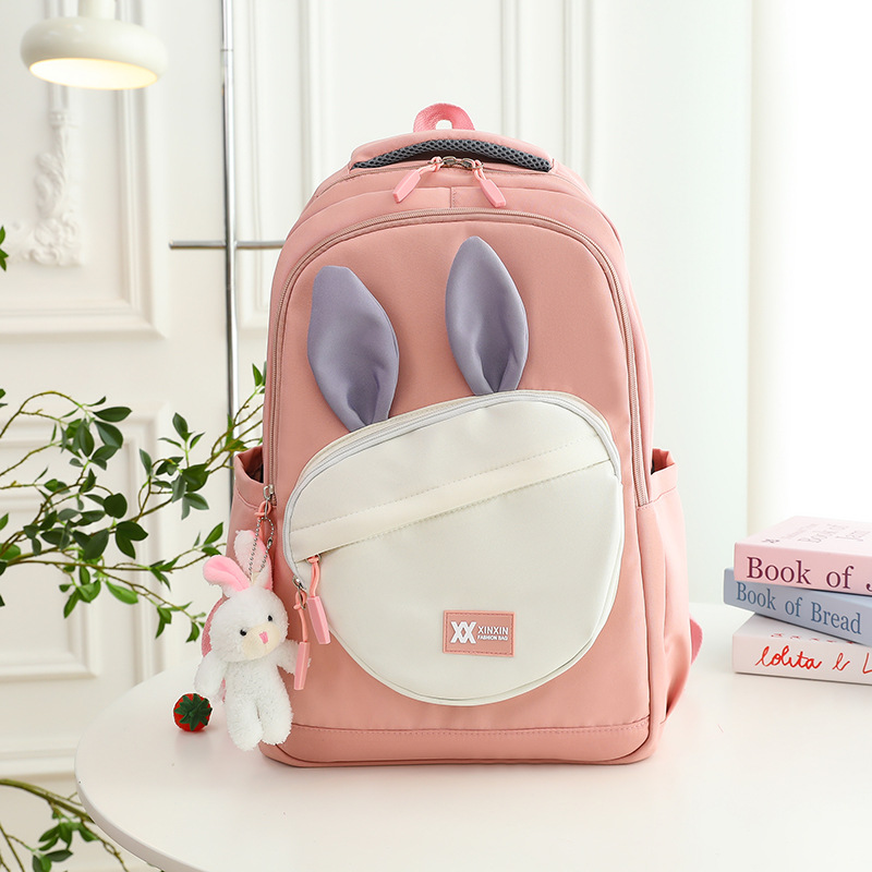 A popular multi-functional, fashionable and trendy backpack for children in grades three to six who are going out full figure