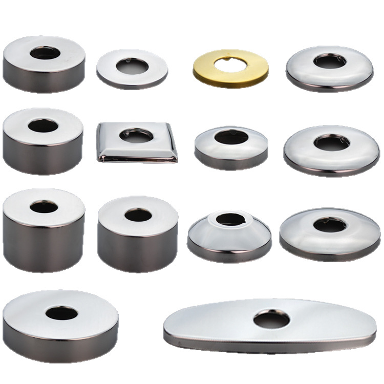 Stainless steel decorative cover for Angle valve, enlarged and raised, 4-inch, 6-inch and 1-inch cover accessories for sprinkler faucet Angle valve Item Picture