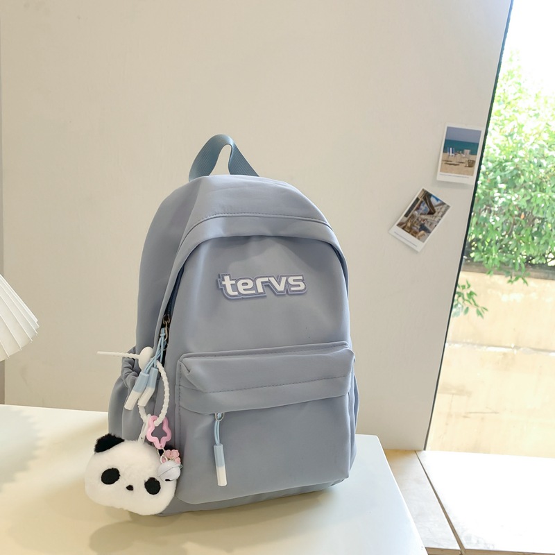 New wheat ear schoolbag, Korean version backpack for female college students, durable and cute backpack for ins campus junior high school and senior high school students Application Scenario