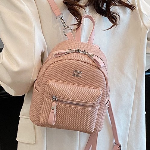 Fashionable cross-border casual retro high-end women's backpack 2025 new mini versatile small backpack full figure