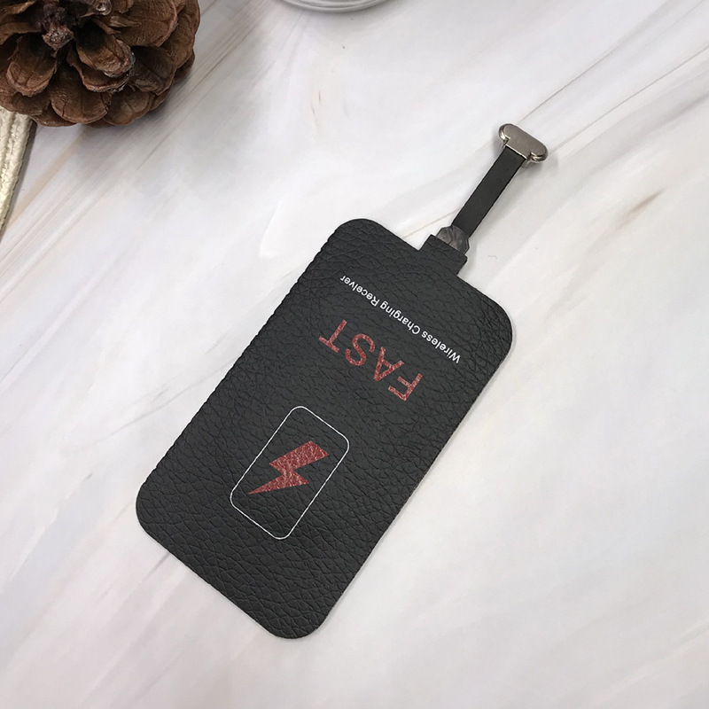 10w wireless receiver compatible with Apple and Android type-c mobile phone receivers, surface mount 2A fast charging receiver Specification drawing