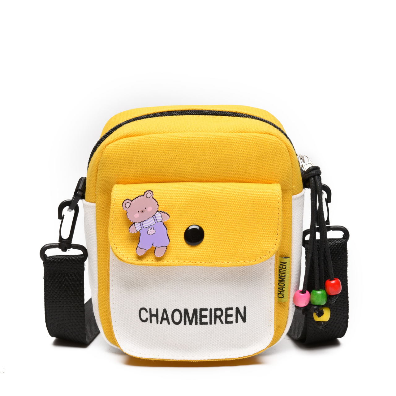 Bag Girl 2025 New Style trendy and cute student crossbody bag, versatile ins Korean-style artistic single-shoulder canvas bag Item Picture