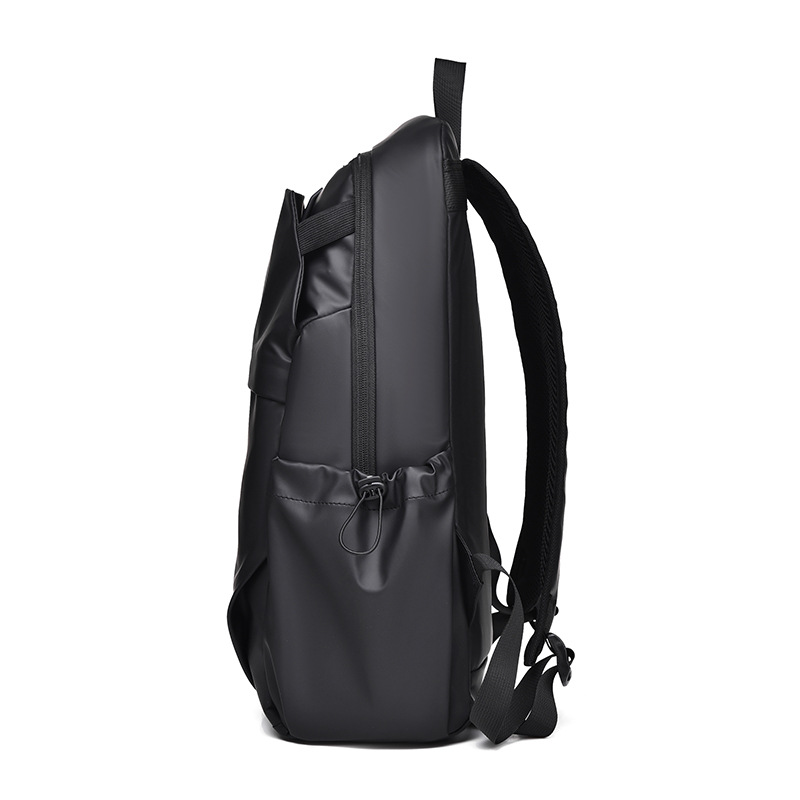 Cross-border casual backpack for men, simple yet sophisticated, large-capacity computer bag, lightweight travel bag, student schoolbag details Picture