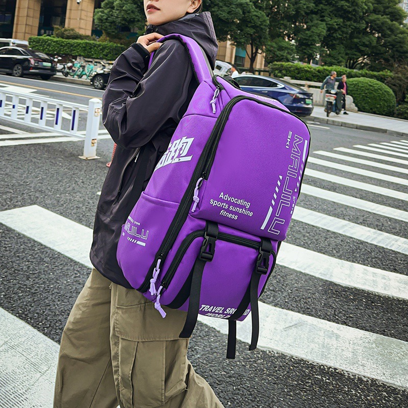 Large-capacity mountaineering and skiing bags, multi-functional trendy brand backpacks, college and high school student schoolbags, and personalized travel bags for women details Picture