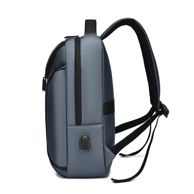New high-end business backpack for men, water-resistant USB charging travel laptop bag details Picture