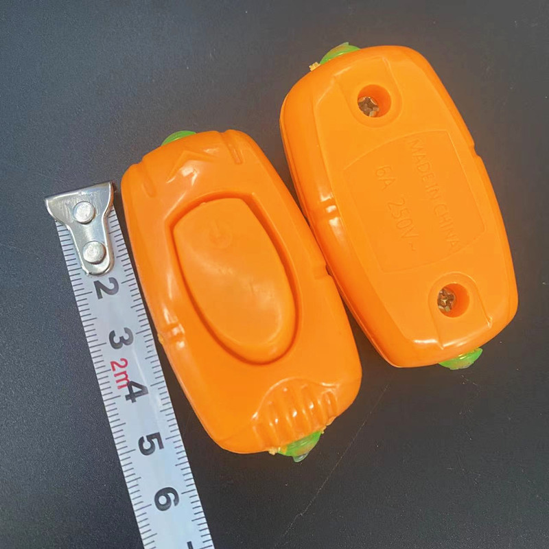 Orange high-end bedside switch, portable button switch, Yiwu 1-yuan store, Jianghu street stall supply Application Scenario