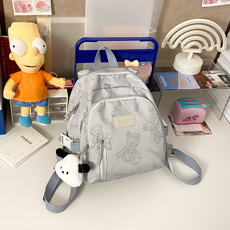 Japanese-style InS-style casual small backpack, lightweight schoolbag, high school, junior high school, college student backpack, lightweight primary school student details Picture
