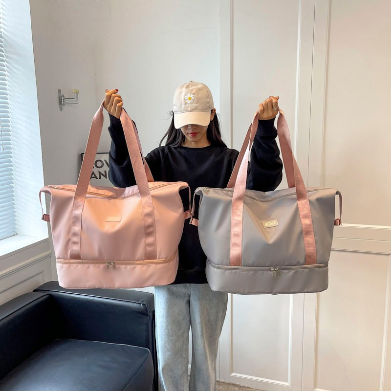New travel bag, short-distance light handbag, stretchable suitcase, student large-capacity luggage bag, storage fitness bag full figure