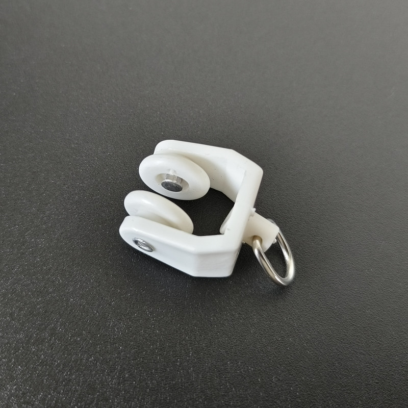 Curtain U-shaped track pulley, bay window running wheel, sliding bead window track, old-fashioned snap-fit wheel, hanging wheel, I-beam track roller accessories Application Scenario