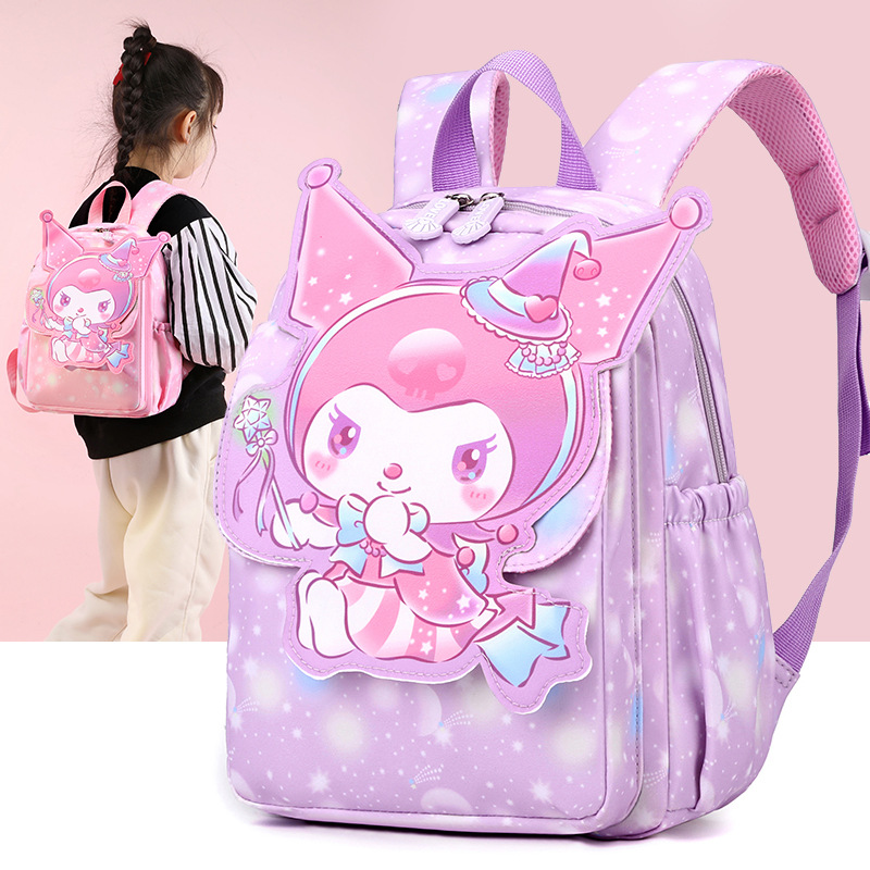 Kindergarten schoolbag for girls aged 3-6, cartoon, cute, lightweight, back-protecting princess, high appearance level children's backpack for small and middle classes full figure