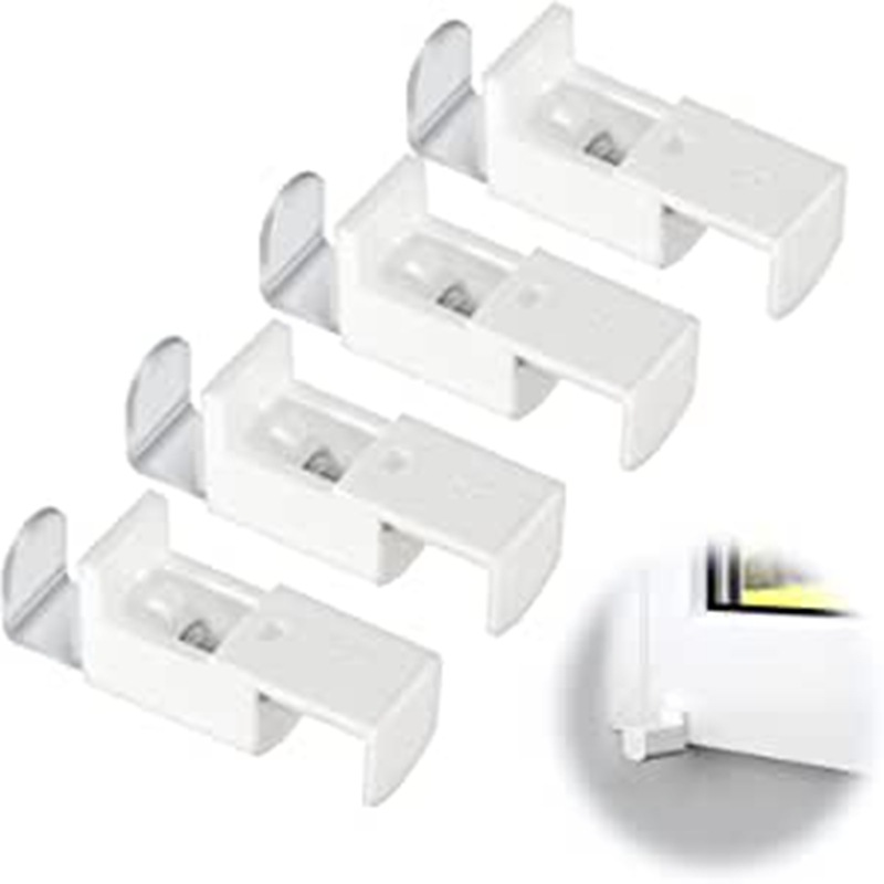 Cross-border retail 20MM pleated curtain L-shaped bracket fixing accessories, pleated curtain assembly and installation parts, curtain accessories full figure