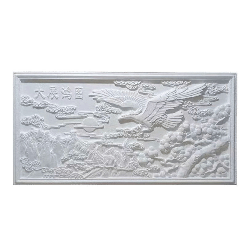 New EPS exterior wall decorative relief murals for villas, new houses, foam, European and Chinese styles, freshly made exterior wall relief flowers Item Picture
