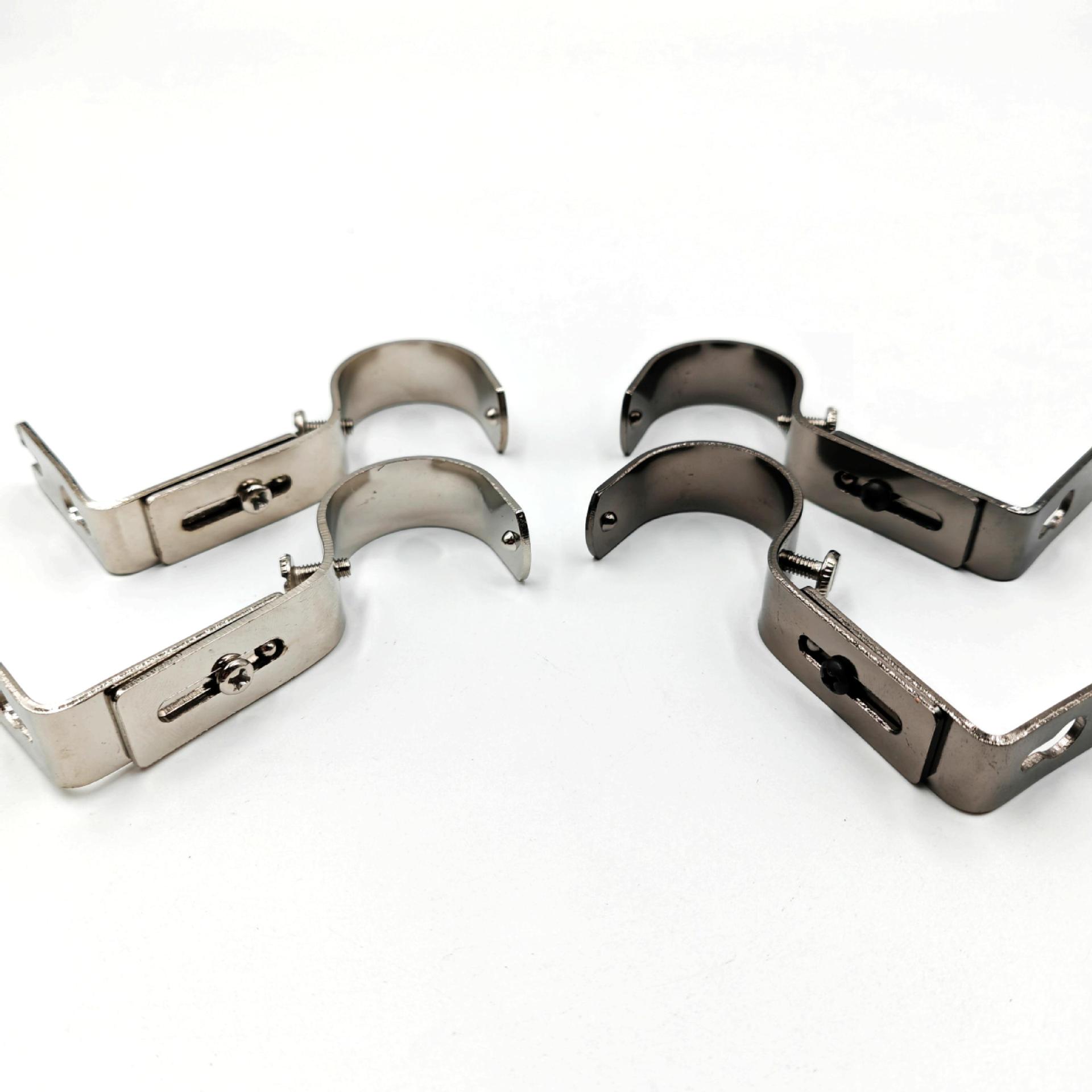 Curtain rod brackets, door curtain curtains, Roman rods, adjustable hook accessories, complete set of fixed accessories, exclusively supplied by the manufacturer for cross-border use full figure